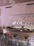 Art Deco Period Bar Area, Usha Kiran Palace Hotel, Gwalior, Madhya Pradesh State, India Photographic Print by John Henry Claude Wilson