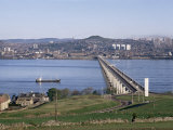 The Tay Bridge, Dundee, Angus, Scotland, United Kingdom Photographic Print by Adam Woolfitt