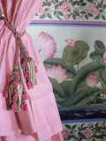 Tassels, Pink Curtains and Painted Walls, the Shiv Niwas Palace Hotel, Udaipur, India Photographic Print by John Henry Claude Wilson