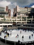 Open Air Ice Rink, Broadgate, City of London, London, England, United Kingdom Photographic Print by Adam Woolfitt