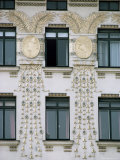 Otto Wagner Houses, Wienziele Street, Vienna, Austria Photographic Print by Adam Woolfitt