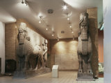Assyrian Winged Bulls from Khorsabad, British Museum, London, England, United Kingdom Photographic Print by Adam Woolfitt