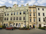 Houses in Main Market Square, Old Town District, Krakow, Poland Photographic Print by R H Productions 
