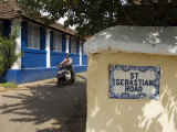 In the Latin Quarter of Panaji, Formerly Known as Panjim, Goa, India Photographic Print by R H Productions 