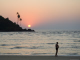 Sunset Over the Arabian Sea, Mobor, Goa, India Photographic Print by R H Productions 