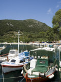 Fishing Boats, Poli Bay, Ithaka, Ionian Islands, Greek Islands, Greece Photographic Print by R H Productions Fishing Boats, Poli Bay, Ithaka, Ionian Islands, Greek Islands, Greece Photographic Print by R H Productions