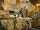 Selling Lace, Souq Al-Hamidiyya, Old City's Main Covered Market, Damascus, Syria, Middle East Photographic Print by Alison Wright