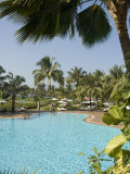 Swimming Pool at the Leela Hotel, Mobor, Goa, India Photographic Print by R H Productions 