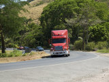 Truck on Pan American Highway, Near San Jose, Costa Rica, Central America Fotografisk tryk af R H Productions