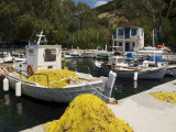 Fishing Boats, Poli Bay, Ithaka, Ionian Islands, Greek Islands, Greece Photographic Print by R H Productions Fishing Boats, Poli Bay, Ithaka, Ionian Islands, Greek Islands, Greece Photographic Print by R H Productions