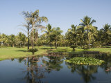 The Garden and Golf Course at the Leela Hotel, Mobor, Goa, India Photographic Print by R H Productions 