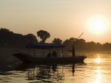 Sunset on the Narmada River, Maheshwar, Madhya Pradesh State, India Photographic Print by R H Productions