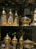 Coffee Pots for Sale at Souq Al-Hamidiyya, Old City's Main Covered Market, Damascus, Syria Photographic Print by Alison Wright