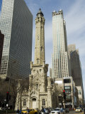 The Historic Water Tower, Near the John Hancock Center, Chicago, Illinois, USA Photographic Print by R H Productions 
