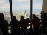 View of Chicago from the Sears Tower Sky Deck, Chicago, Illinois, USA Photographic Print by R H Productions 
