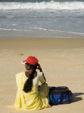 Beach Near the Leela Hotel, Mobor, Goa, India Photographic Print by R H Productions 