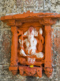 Hindu Shrine to Ganesh the Elephant God, Maheshwar, Madhya Pradesh State, India Photographic Print by R H Productions 