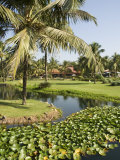 The Garden and Golf Course at the Leela Hotel, Mobor, Goa, India Photographic Print by R H Productions 