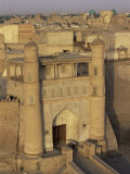 Main Gate Dating from the 18th Centruy, to the Ruler's Fort, the Ark, Bukhara, Uzbekistan Photographic Print by Upperhall 
