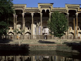 Bolo Khauz Mosque, Bukhara, Uzbekistan, Central Asia Photographic Print by Upperhall 