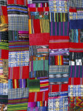 Patchwork Quilt, San Antonio Aguas Calientes, Guatemala, Central America Photographic Print by Upperhall 