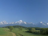 High Tatra Mountains from Near Poprad, Slovakia Photographic Print by Upperhall