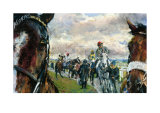 After The Bell-Newcastle Races Premium Giclee Print by Jay Boyd Kirkman