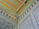 Painted Ceiling, the Harem, Tash Khauli Palace, Khiva, Uzbekistan, Central Asia Photographic Print by Upperhall 