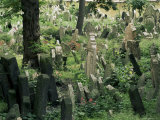 Old Jewish Cemetery, Josefov, Prague, Czech Republic Photographic Print by Upperhall 