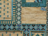 Close-Up of Turquoise Ceramics, Shah-I-Zinda Mausoleum, Samarkand, Uzbekistan, Central Asia Photographic Print by Upperhall 