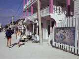 San Pedro Main Street, Ambergris Cay, Belize, Central America Photographic Print by Upperhall 