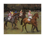 At The Races (Going Out At Kempton) Premium Giclee Print by Sir Alfred Munnings