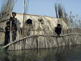 Marsh Arabs Near Qurna, Iraq, Middle East Photographic Print