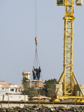 New Pier Under Construction, Santa Maria, Sal (Salt), Cape Verde Islands, Africa Photographic Print by R H Productions 