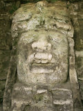 Mask 4M High, Structure P9-56, Lamanai, Belize, Central America Photographic Print by Upperhall 