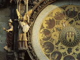 Close-Up of the Astronomical Clock, Town Hall, Old Town Square, Prague, Czech Republic Photographic Print by Upperhall 