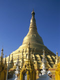Shwedagon Pagoda with Surrounding Shrines, Yangon (Rangoon), Myanmar (Burma) Photographic Print by Upperhall 