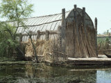Reed Houses, Photograph Taken in 1982, Shobaish, Marshes, Iraq, Middle East Photographic Print