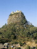 Mount Popa, Centre of Nat Worship, Myanmar (Burma) Photographic Print by Upperhall 
