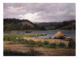 Clamming, Long Island Giclee Print by Henry Alexander