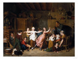 Blind Man's Buff, 1814 Giclee-trykk av David Gilmour Blythe Blind Man's Buff, 1814 Giclee-trykk av David Gilmour Blythe