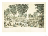 A View of the Water Celebration on Boston Common October 25th, 1848 reproduction procédé giclée par John Bachman