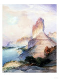 Castle Butte, Green River Wyoming, 1900 Giclee Print by Soren Emil Carlsen