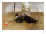 Repose Giclee-trykk av Thomas Jones Barker Repose Giclee-trykk av Thomas Jones Barker