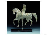 A Silhouette Horse-And -Rider Weathervane, Probably Massachusetts, Mid-19th Century Giclee Print