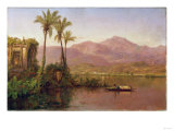 River Scene, Ecuador Giclee-trykk av Thomas Birch River Scene, Ecuador Giclee-trykk av Thomas Birch