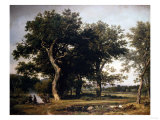 Landscape Near Minden, Germany, 1855 reproduction procédé giclée par David Gilmour Blythe