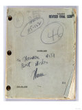 Final Script for Film 'Citizen Kane' with Annotations in Orson Welles' Hand, July 16th, 1940 Giclee Print