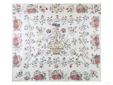 Broaderie Perse with Tree of Life Coverlet, Mary Hendrick, Vermont, 1810 Giclee Print by John Bachman