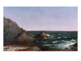 Rocks Near Newport Giclee-trykk av Thomas Birch Rocks Near Newport Giclee-trykk av Thomas Birch